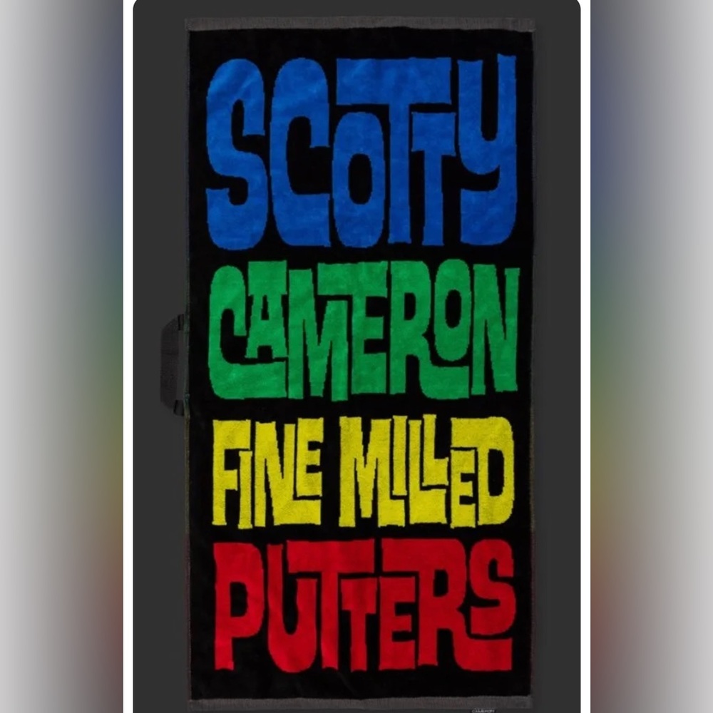 Authentic Scotty Cameron Laguna Rainbow Golf Towel